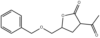 펜톤산,2-아세틸-2,3-디데옥시-5-O-(페닐메틸)-,.gaMMa.-락톤(9CI) 구조식 이미지