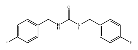 Urea, N,N'-bis[(4-fluorophenyl)methyl]- Structure