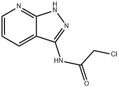 Acetamide, 2-chloro-N-1H-pyrazolo[3,4-b]pyridin-3-yl- Structure