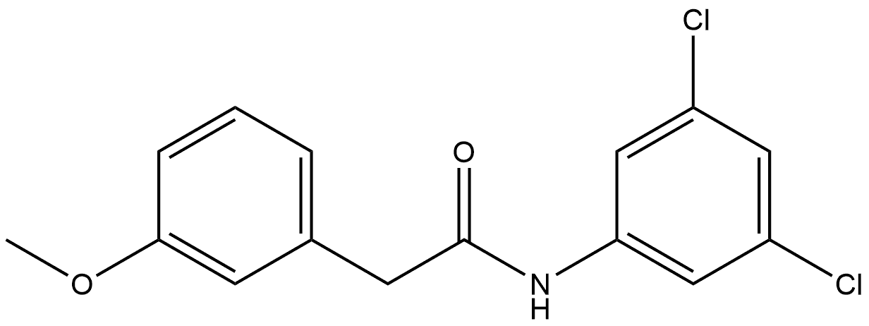 N-(3,5-Dichlorophenyl)-3-methoxybenzeneacetamide Structure