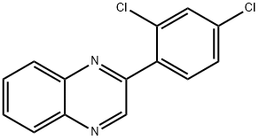 Quinoxaline, 2-(2,4-dichlorophenyl)- 구조식 이미지