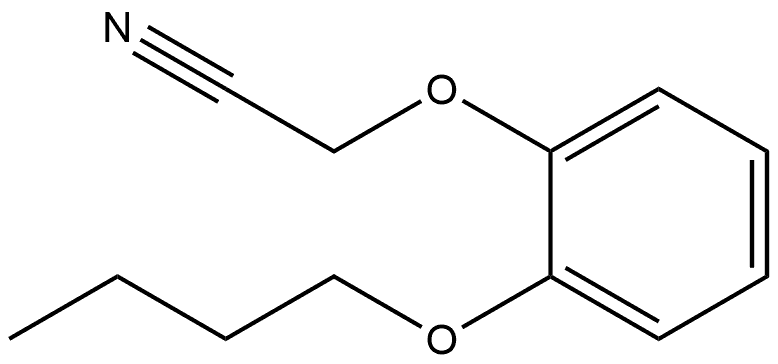 2-(2-Butoxyphenoxy)acetonitrile Structure