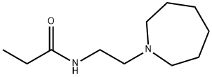 Propanamide, N-[2-(hexahydro-1H-azepin-1-yl)ethyl]- 구조식 이미지