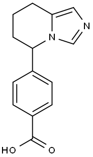 Benzoic acid, 4-(5,6,7,8-tetrahydroimidazo[1,5-a]pyridin-5-yl)- 구조식 이미지