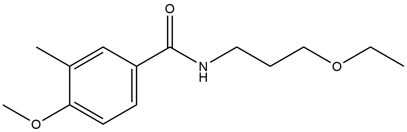 N-(3-Ethoxypropyl)-4-methoxy-3-methylbenzamide Structure