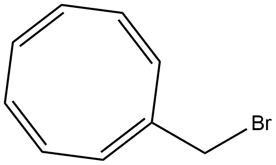 bromomethylcyclooctatetraene Structure