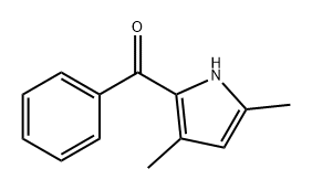 Methanone, (3,5-dimethyl-1H-pyrrol-2-yl)phenyl- Structure