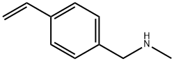 Benzenemethanamine, 4-ethenyl-N-methyl- Structure