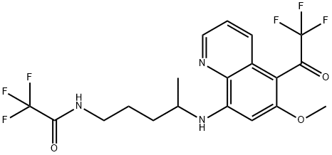 bis(trifluoroacetyl)primaquine Structure