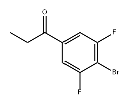 1-(4-Bromo-3,5-difluorophenyl)propan-1-one Structure