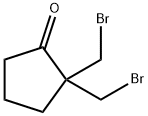 Cyclopentanone, 2,2-bis(bromomethyl)- Structure