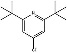 Pyridine, 4-chloro-2,6-bis(1,1-dimethylethyl)- Structure