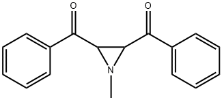 (1-Methylaziridine-2,3-diyl)bis(phenylmethanone) 구조식 이미지