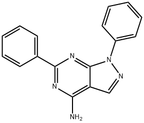 1,6-Diphenyl-1H-pyrazolo[3,4-d]pyrimidin-4-amine Structure