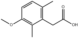 Benzeneacetic acid, 3-methoxy-2,6-dimethyl- 구조식 이미지