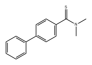 [1,1'-Biphenyl]-4-carbothioamide, N,N-dimethyl- Structure