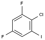 Benzene, 2-chloro-1,5-difluoro-3-iodo- Structure