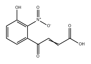 2-Butenoic acid, 4-(3-hydroxy-2-nitrophenyl)-4-oxo- 구조식 이미지