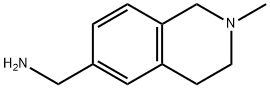 6-Isoquinolinemethanamine, 1,2,3,4-tetrahydro-2-methyl- Structure