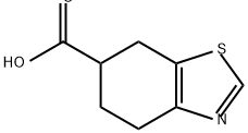 4,5,6,7-tetrahydro-1,3-benzothiazole-6-carboxylic
acid Structure