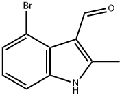 1H-Indole-3-carboxaldehyde, 4-bromo-2-methyl- Structure