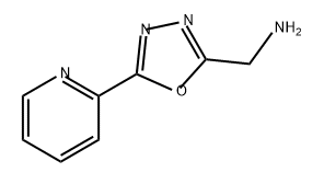 1,3,4-Oxadiazole-2-methanamine, 5-(2-pyridinyl)- Structure