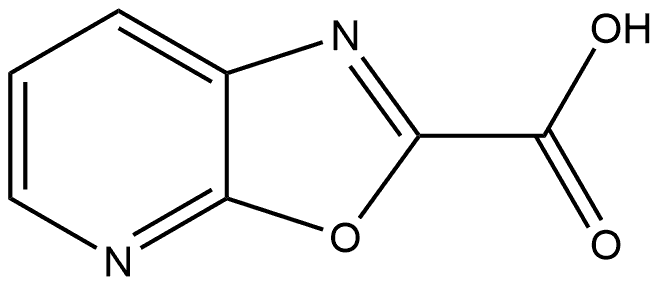 Oxazolo[5,4-b]pyridine-2-carboxylic acid 구조식 이미지