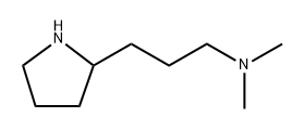 n,n-Dimethyl-3-(pyrrolidin-2-yl)propan-1-amine Structure