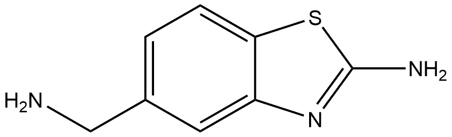 2-Amino-5-benzothiazolemethanamine Structure