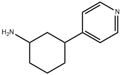 Cyclohexanamine, 3-(4-pyridinyl)- Structure