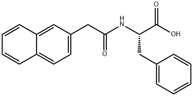 L-Phenylalanine, N-[2-(2-naphthalenyl)acetyl]- Structure