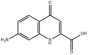 2-Quinolinecarboxylicacid,7-amino-1,4-dihydro-4-oxo-(9CI) Structure