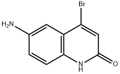 2(1H)-Quinolinone, 6-amino-4-bromo- 구조식 이미지