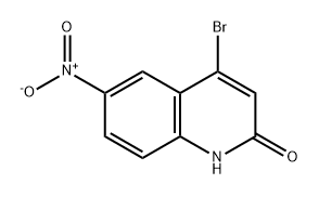 2(1H)-Quinolinone, 4-bromo-6-nitro- 구조식 이미지