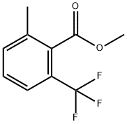 Benzoic acid, 2-methyl-6-(trifluoromethyl)-, methyl ester 구조식 이미지