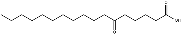 Heptadecanoic acid, 6-oxo- Structure