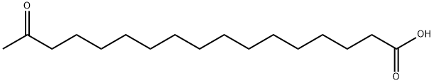 Heptadecanoic acid, 16-oxo- Structure