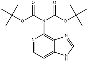 IMidodicarbonic acid, 2-(3H-iMidazo[4,5-c]pyridin-4-yl)-, 1,3-bis(1,1-diMethylethyl) ester Structure