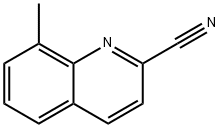 2-Quinolinecarbonitrile, 8-methyl- 구조식 이미지