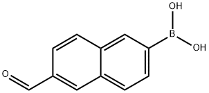 Boronic acid, B-(6-formyl-2-naphthalenyl)- Structure