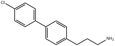 [1,1'-Biphenyl]-4-propanamine, 4'-chloro- Structure