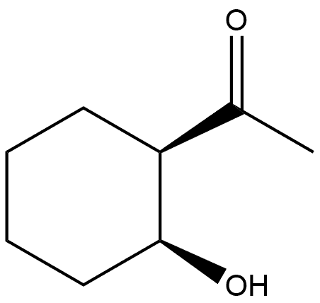 1-[(1R,2S)-2-Hydroxycyclohexyl]ethanone Structure