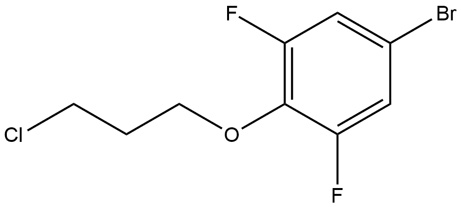 5-Bromo-2-(3-chloropropoxy)-1,3-difluorobenzene Structure