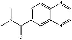 N,N-dimethylquinoxaline-6-carboxamide Structure