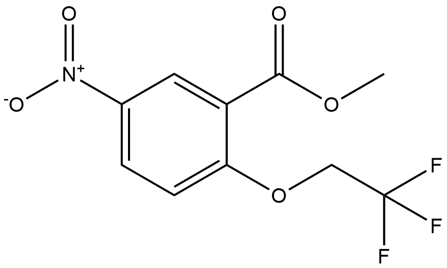 methyl 5-nitro-2-(2,2,2-trifluoroethoxy)benzoate Structure