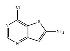 Thieno[3,2-d]pyrimidin-6-amine, 4-chloro- Structure
