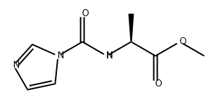 L-Alanine, N-(1H-imidazol-1-ylcarbonyl)-, methyl ester Structure