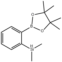 1,3,2-Dioxaborolane, 2-[2-(dimethylsilyl)phenyl]-4,4,5,5-tetramethyl- Structure