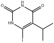 2,4(1H,3H)-Pyrimidinedione, 6-iodo-5-(1-methylethyl)- Structure