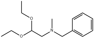 Benzenemethanamine, N-(2,2-diethoxyethyl)-N-methyl- Structure